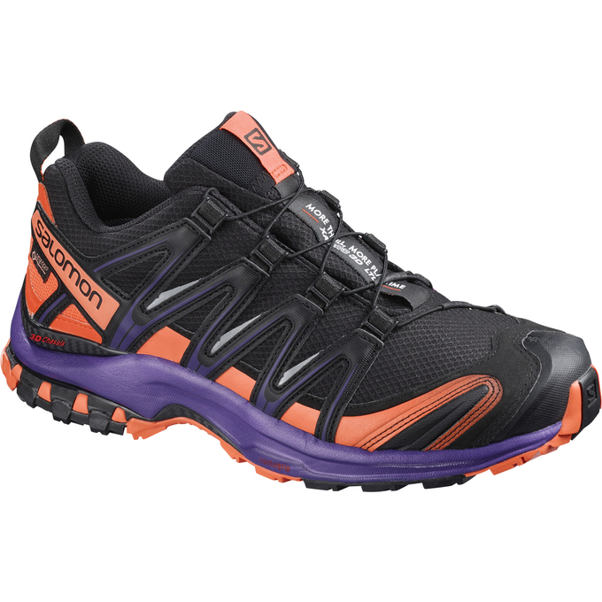 SALOMON XA PRO 3D GTX® LTD W Philippines - Women's Trail Running Shoes - Black/Orange | 397850-JXB